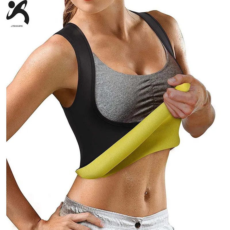 Wholesale neoprene thermal sweat body suit sauna waist trainer vest for weight loss