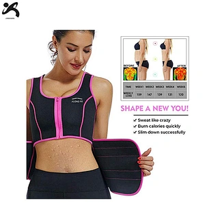 2019 Neoprene Custom Made Adjustable Tank Top Slim Vest Sweat Sauna Suit
