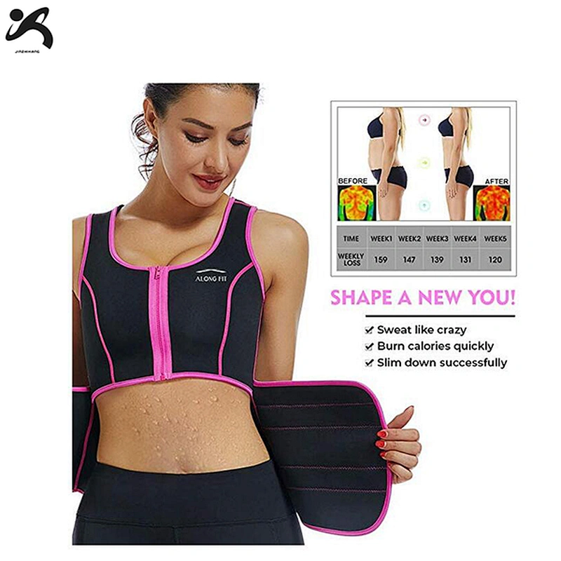 2019 Neoprene Custom Made Adjustable Tank Top Slim Vest Sweat Sauna Suit