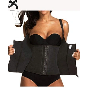 High quality neoprene double strap waist trainer belt waist trimmer slimming vest waist corset women