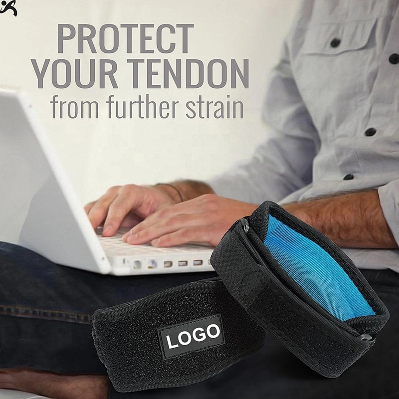 Elbow Support Brace Tennis Elbow Strap with Compression Pad  Custom Logo