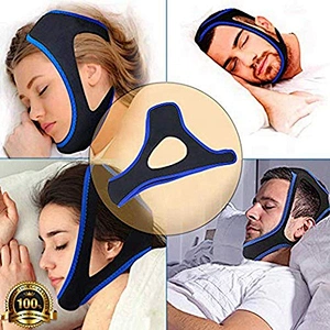 Professional Sleep Neoprene Anti Snore Device Anti Snore Chin Strap for Unisex