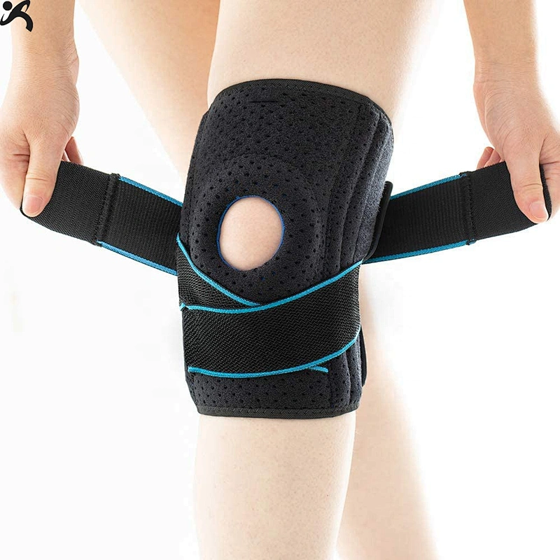 Knee Brace with Side Stabilizers & Patella Gel Pads for Knee Support