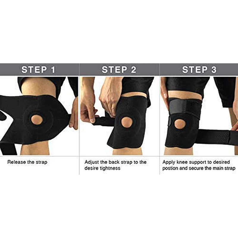 2020 New Arrivals Neoprene Waterproof Power Lift Spring Force Tool Joint Knee Support Brace Pads