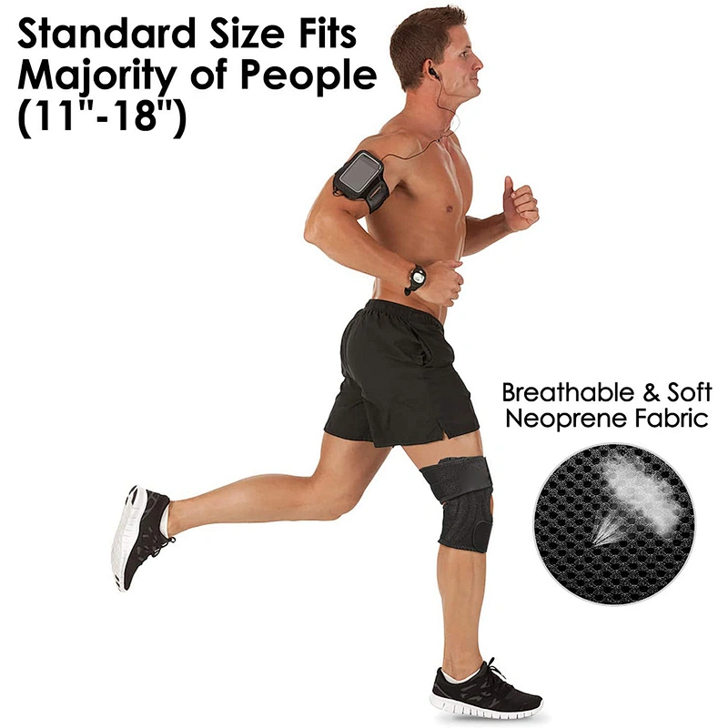 Sport professional Adjustable Neoprene Hinged basketball knee pad orthopedic knee brace support