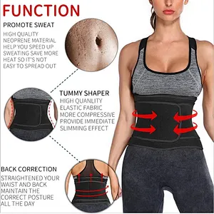 Neoprene Private Label waist trainer belt workout waist trimmer belt for body shaper