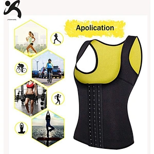 Amazon Top Seller 2021 Neoprene Waist Trainer Vest Corset Tank Top Sauna Shirt for Weight Loss