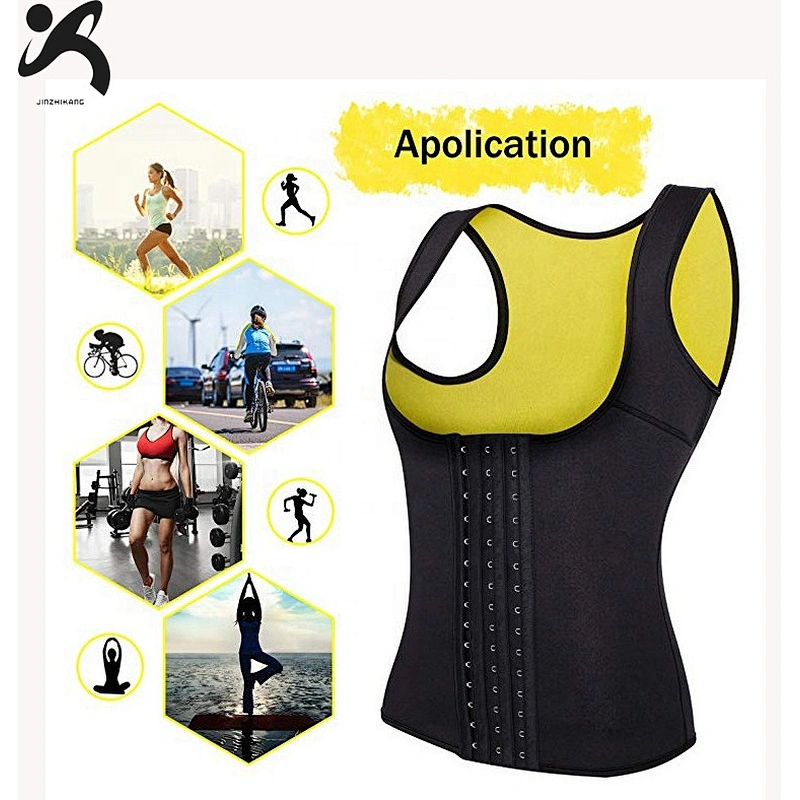 Amazon Top Seller 2021 Neoprene Waist Trainer Vest Corset Tank Top Sauna Shirt for Weight Loss