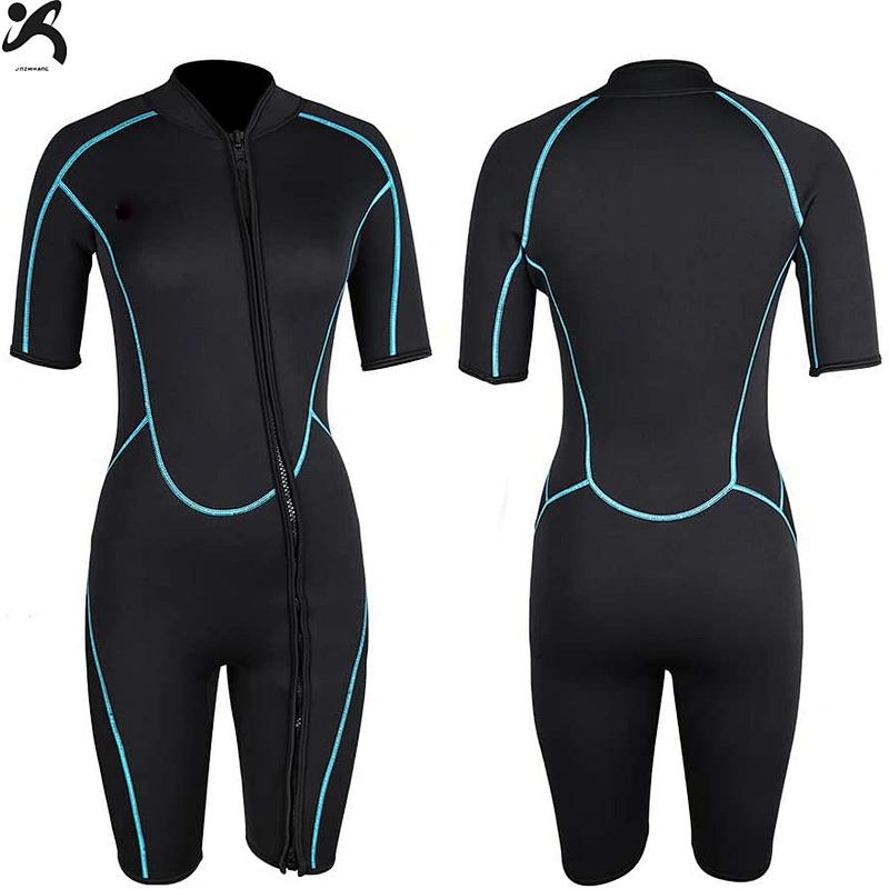 Wholesale Neoprene Diving Suits Long Sleeve Keep Warm women Eco friendly 5mm Wetsuit for Surfing Swimming
