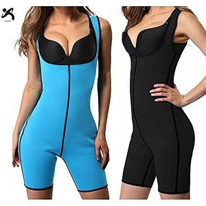 Women neoprene sweat sauna waist trainer trimmer vest with zipper custom logo