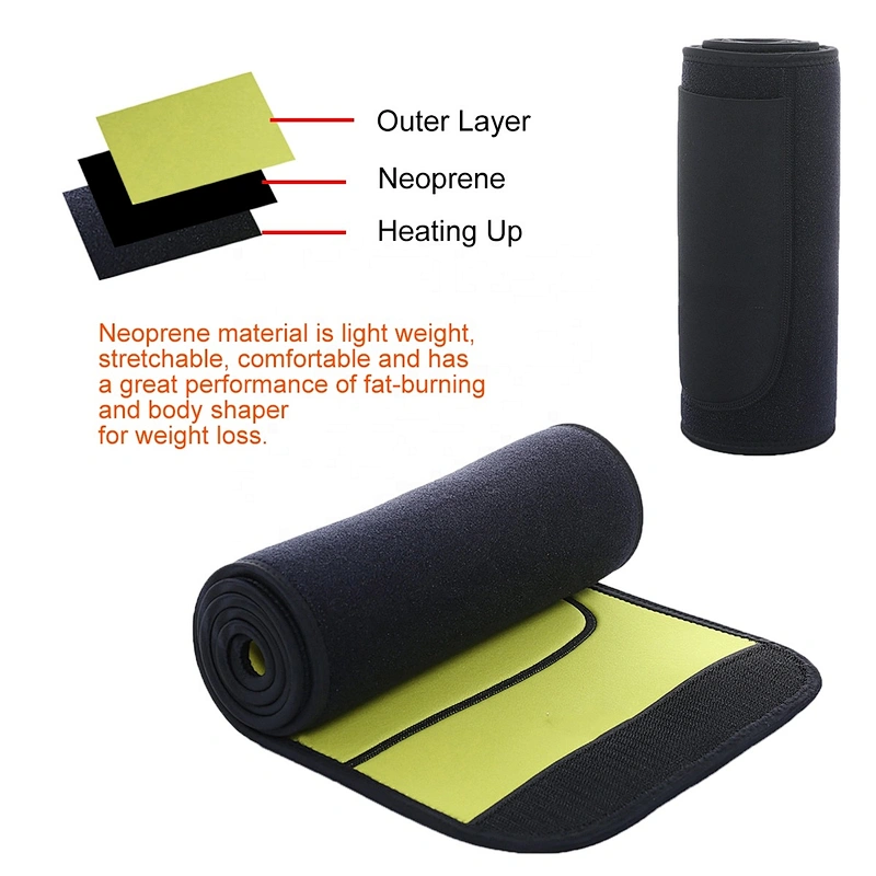 Men Training Neoprene Waist Trimmer Sweat Trainer Slimmer Belt For Sports Custom Logo