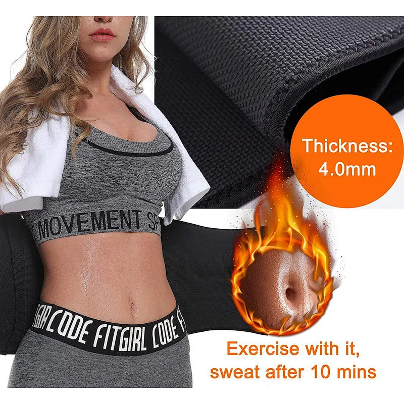 High quality neoprene waist trainer belt shapers waist slimming belt for weight loss