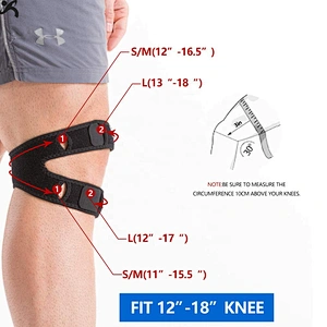 Knee Brace Support Non Slip Comfort Neoprene Relieves Adjustable Custom Logo