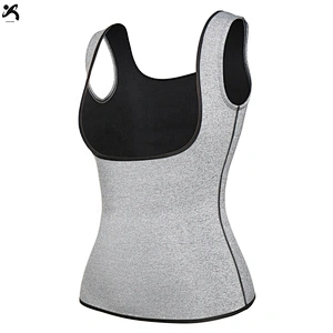 Neoprene sweat vest women waist shape trainer body slimming corsets spa sauna suit