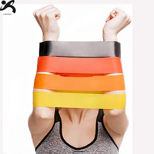 Hot selling wholesale Fitness Stretch latex Resistance Bands Physical Therapy Workout Bands