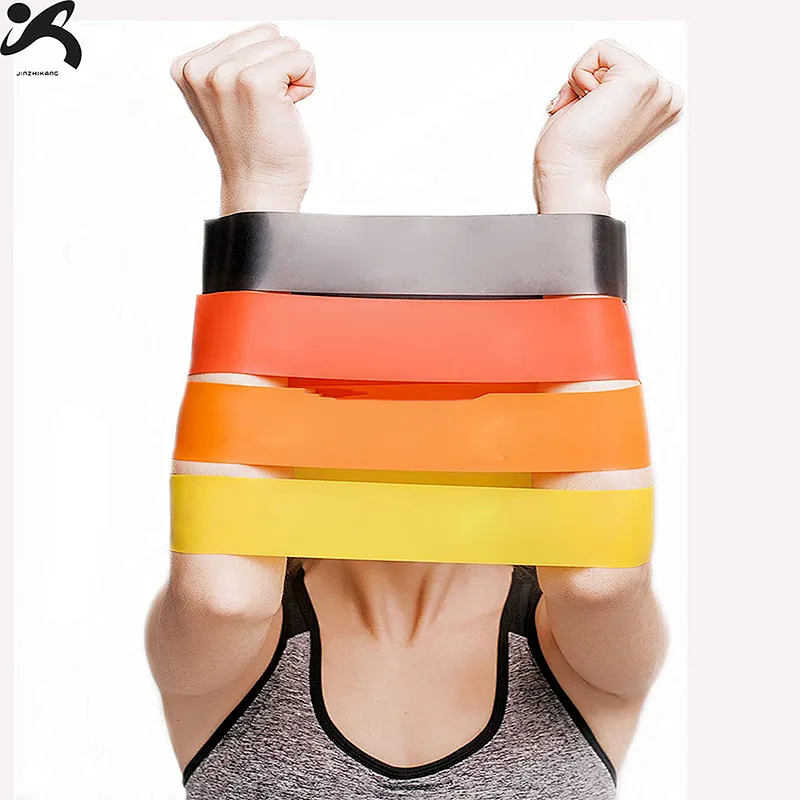 Hot selling wholesale Fitness Stretch latex Resistance Bands Physical Therapy Workout Bands