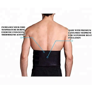 2021 neoprene men fat burning waist slimming belt trimmer belt for weight loss