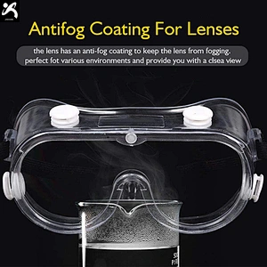 2020 whosale sales  Anti Fog PVC Goggle Glasses Anti Virus Safety Glass For Protects Eye Protection Virus Cheap PVC