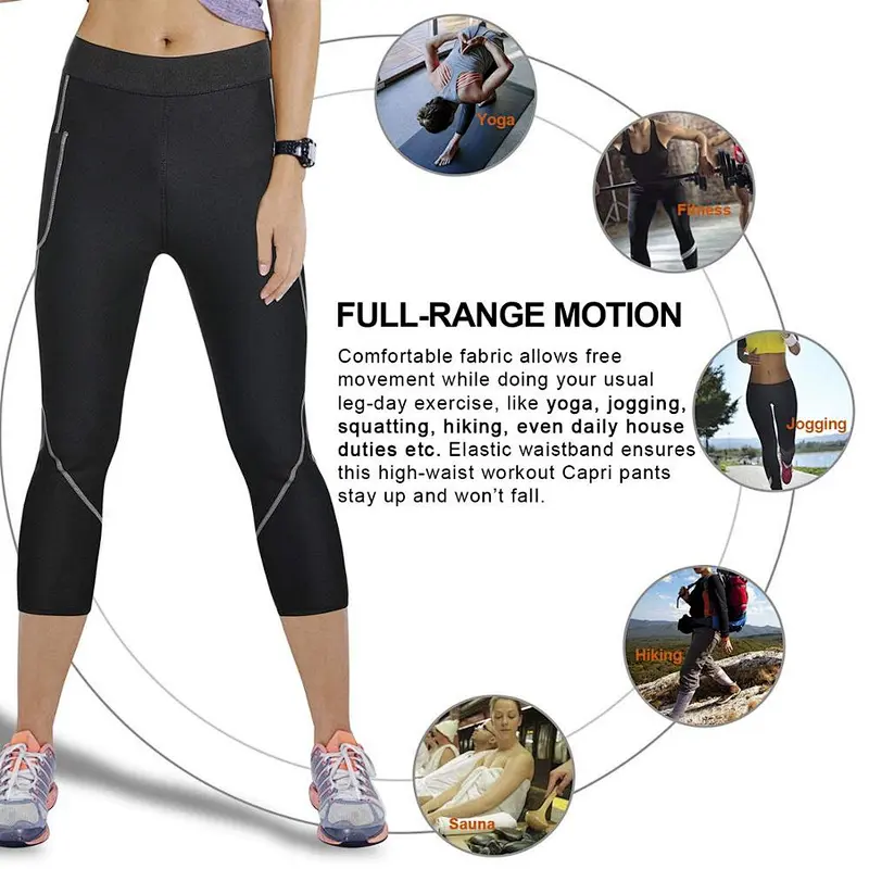 2019 RTS  Full Body  Slimming  Pants Neoprene  New Style Women Slimming Neoprene Shaper Pants