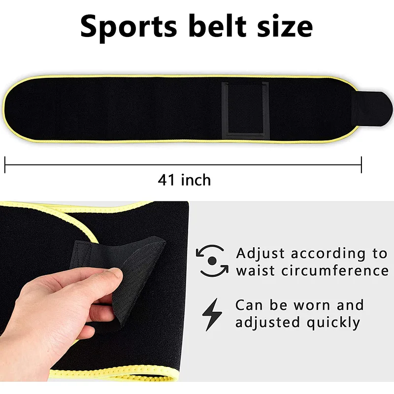 Custom Logo  Compression Belt Workout Slimming Tummy Waist Trainer For Men Women