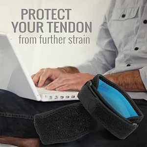 Custom logo wholesale adjustable bandage tennis elbow pads elbow brace support strap for sport protection
