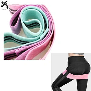 2020  wholesale Hot Sale Sport fitness anti-slip cotton polyester adjustable fabric elastic