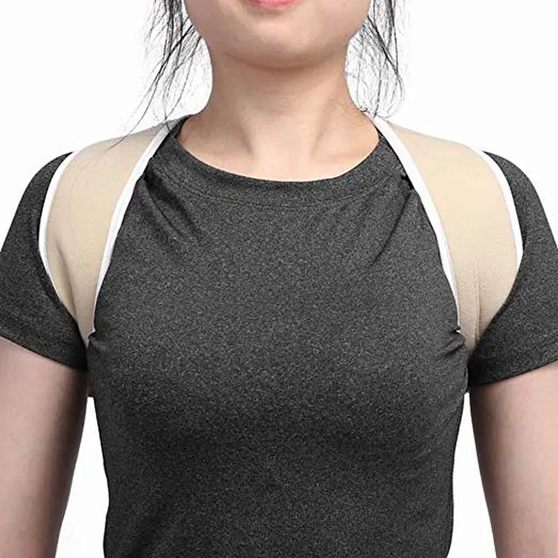 Neoprene Correctors Bad Posture Slouching Hunching Shoulder Neck Upper Back Correct Straightener Braces Straight Posture