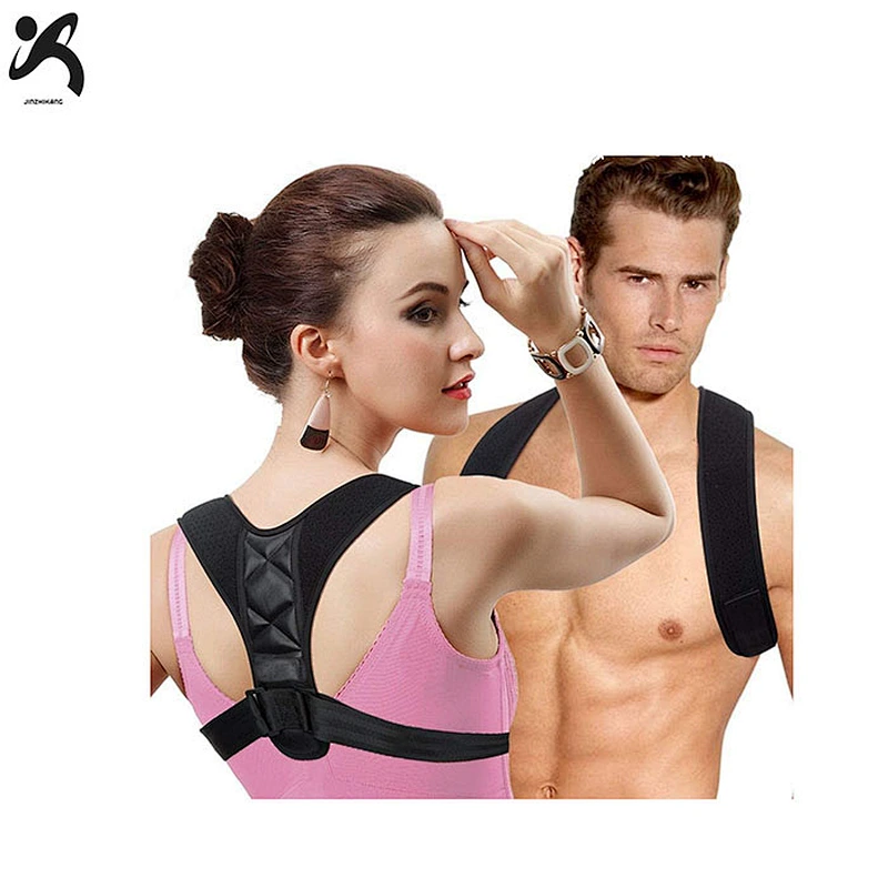 Factory custom made hot sale reasonable price adjustable office lower back belt posture corrector