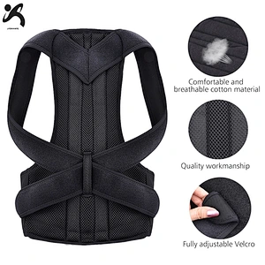 High quality adjustable comfortable back support shoulder upper brace posture corrector