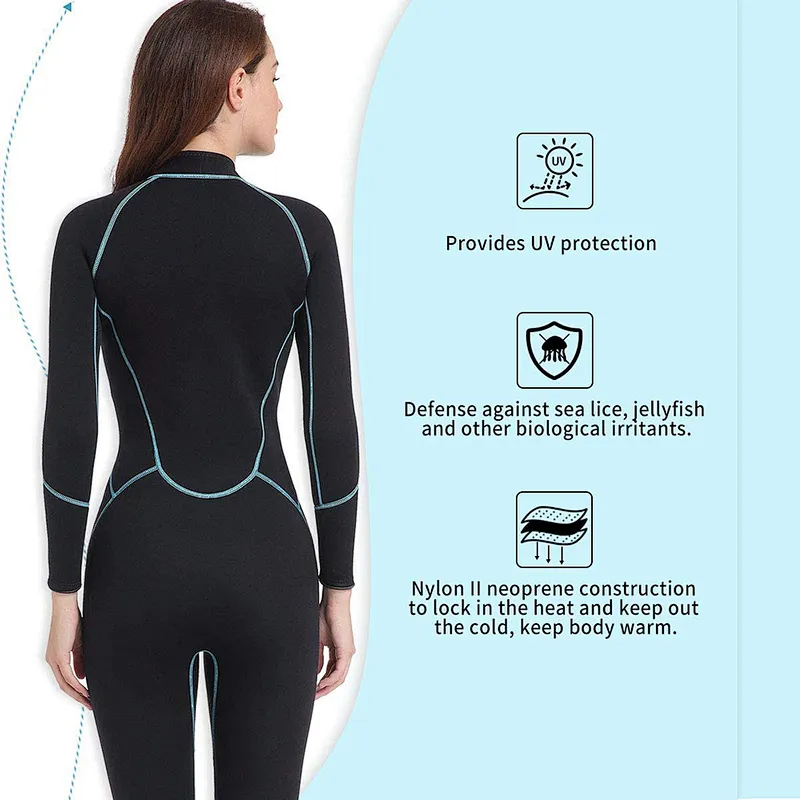 Professional high quality 3mm 5mm neoprene Keep Warm Surfing Swimming Wetsuit For women