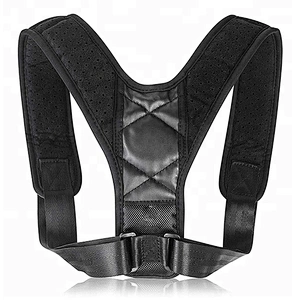 Amazon top seller adjustable neoprene back support shoulder brace posture corrector for unisex
