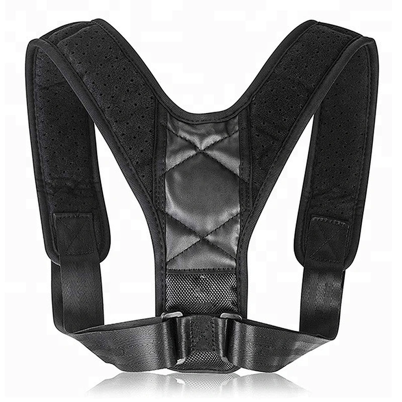 Amazon top seller adjustable neoprene back support shoulder brace posture corrector for unisex