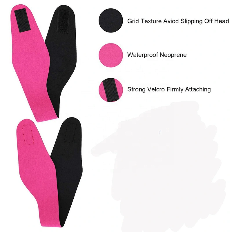 Custom Logo Diving Swimming Adjustable Headband Neoprene Ear Band for Kids Adults