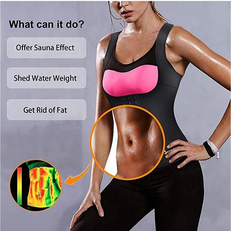 Amazon Top Seller 2021 Neoprene Waist Trainer Vest Corset Tank Top Sauna Shirt for Weight Loss