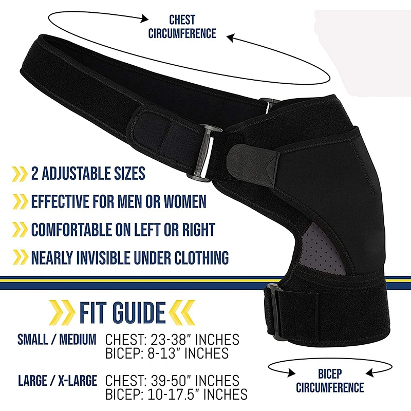 Adjustable High Compression sport neoprene shoulder support belt for men and women