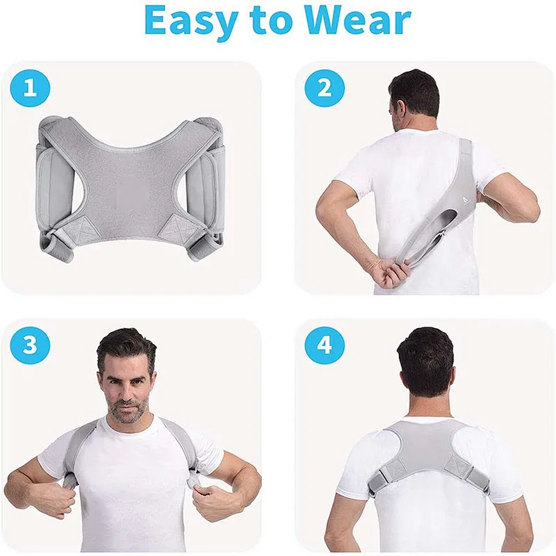 Adjustable Neoprene comfortable Back Support Brace Belt Posture Corrector