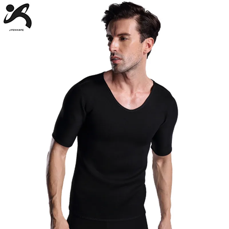 Wholesale Men's corset vest new design explosion Shaping Sauna  Fitness Neoprene Shorts With Pocket