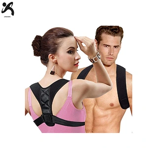 Breathable neoprene popular upper back support posture corrector shoulder body support adjustable back brace