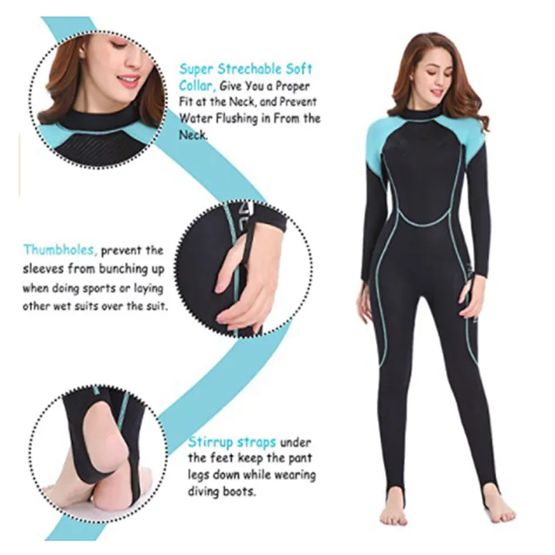 Wholesale high quality Full Sleeve 5MM Neoprene Water sport Swimming suit Diving Skin Surfing Wetsuit