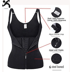 High quality neoprene double strap waist trainer belt waist trimmer slimming vest waist corset women