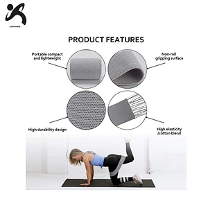 2020 Fitness Exercise Resistance Bands Workout Challenge Workout Booty Bands for Warm-Up and Squats