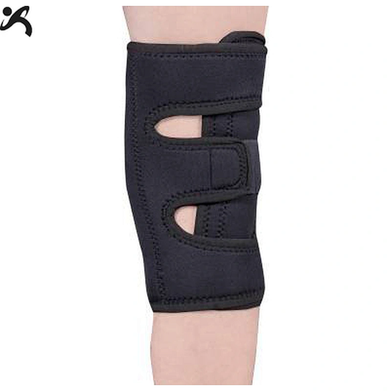 Neoprene compression basketball adjustable support custom print knee brace sleeve pad