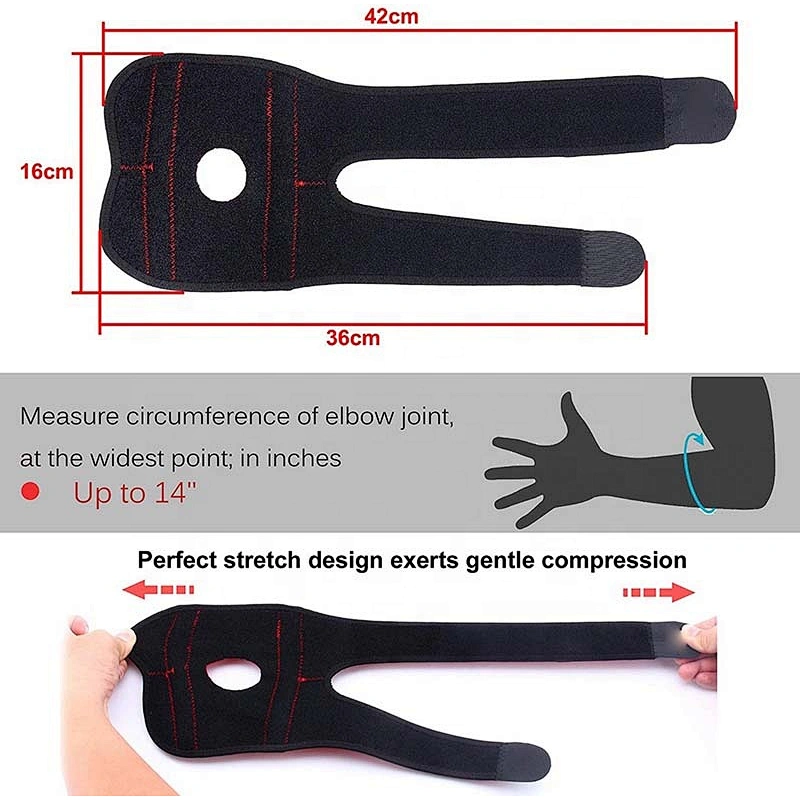 electronic gym elbow wraps China protector pads brace support