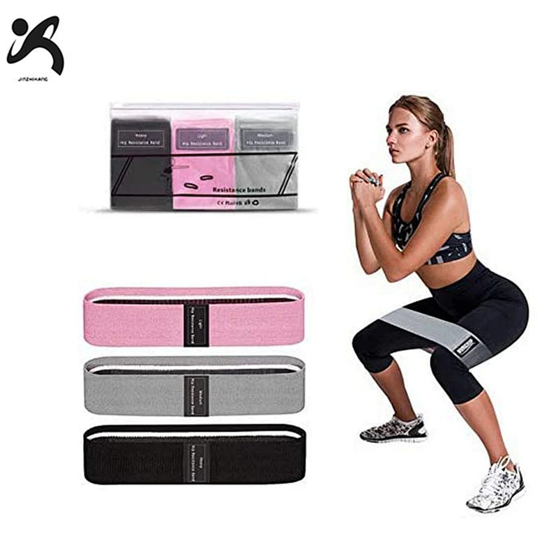 2020 Fitness Exercise Resistance Bands Workout Challenge Workout Booty Bands for Warm-Up and Squats