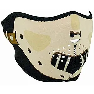 high quality material filter pm 25 pollution neoprene motorcycle face mask with design for biker