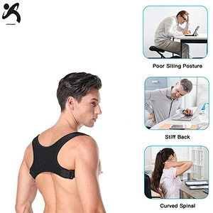 Wholesale adjustable shoulder brace customized logo posture corrector comfortable back support