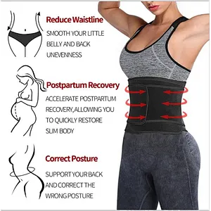 Neoprene Private Label waist trainer belt workout waist trimmer belt for body shaper