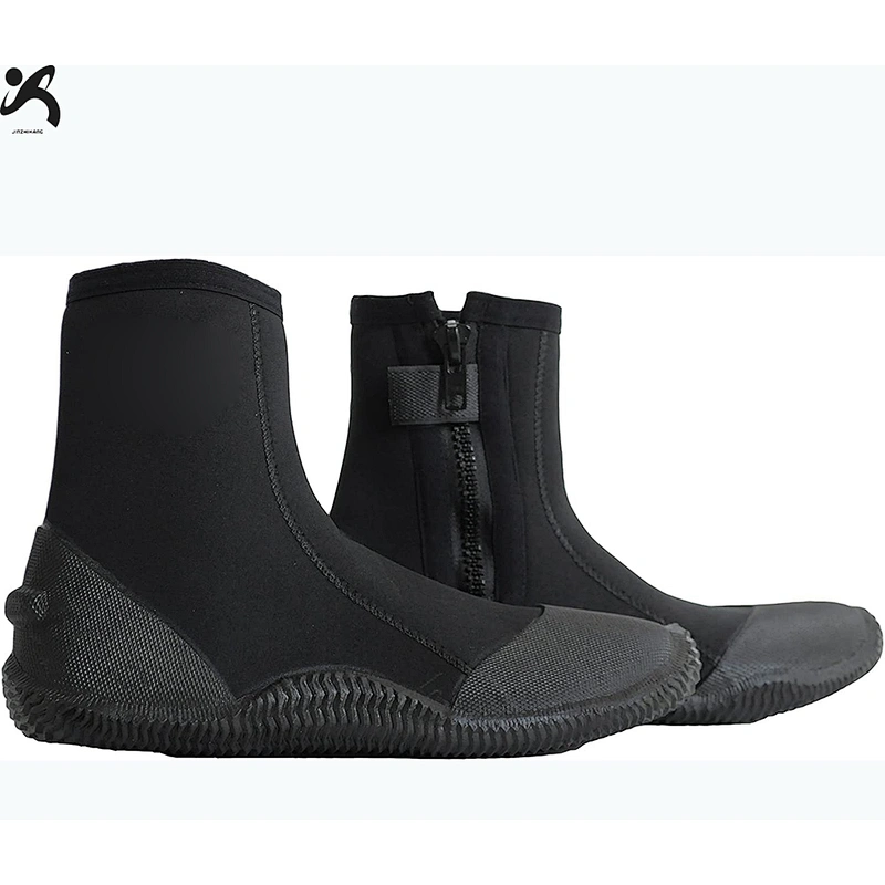 Custom logo water sports shoes 5mm neoprene waterproof rubber diving boots