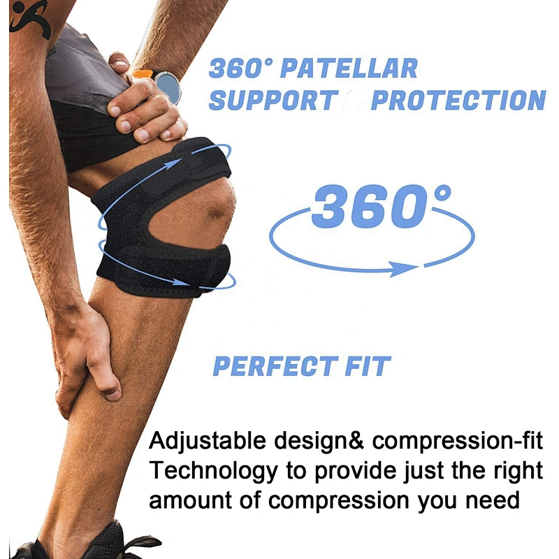 Neoprene Knee Brace With Holes Open Knee Support Patella Belt Thick Compression Knee Pad