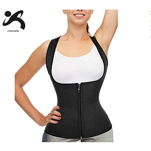 2020 RTS  Women's Waist Trainer Neoprene Body Shaper Hot Sale Women Sauna Sweat Suit Waist Trainer